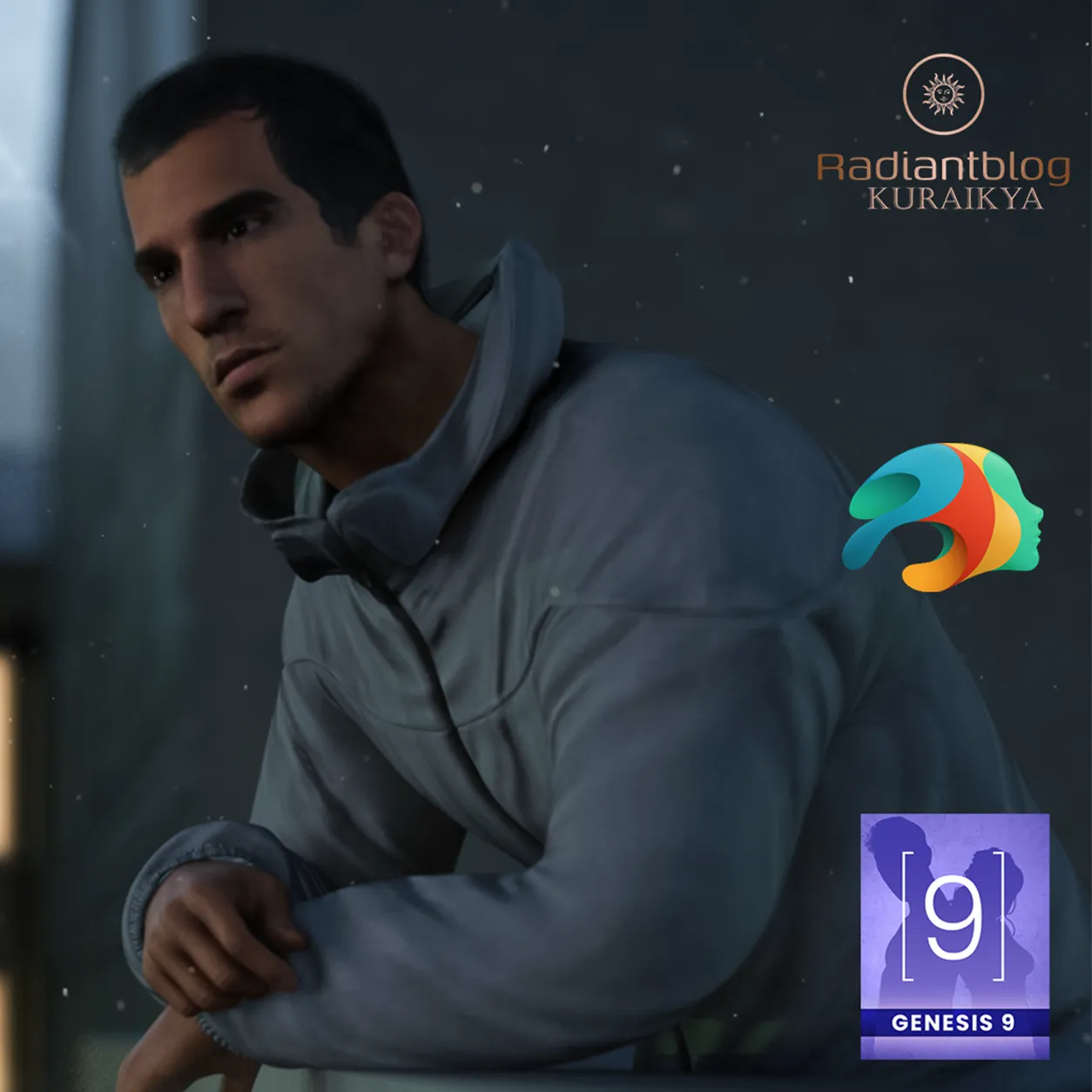 South Munster for Genesis 9 3D Model .c4d .max .obj .3ds .fbx .stl .blend 