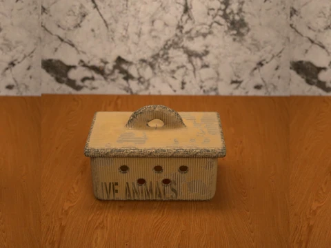 Animal Box - Daz3D Prop 3D Model