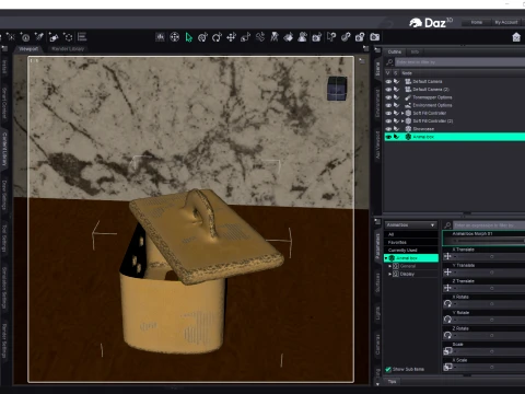 Animal Box - Daz3D Prop 3D Model
