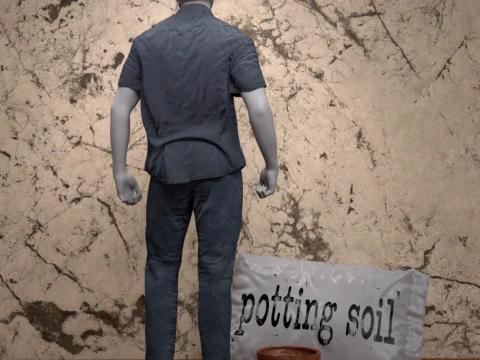 Garden Outfit for Genesis 9 Male 3D Model