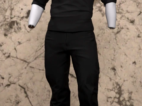 Dalight Outfit for Genesis 9 Male 3D Model