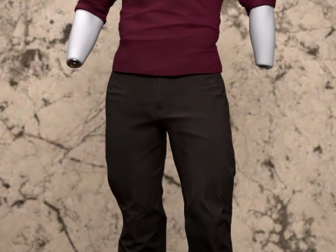 Dalight Outfit for Genesis 9 Male 3D Model