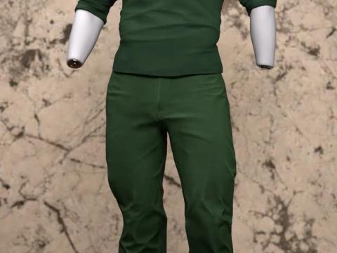 Dalight Outfit for Genesis 9 Male 3D Model