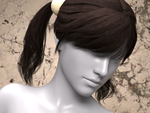 Amy Pigtails Bundle for Genesis 8 and 81 Female 3D Model