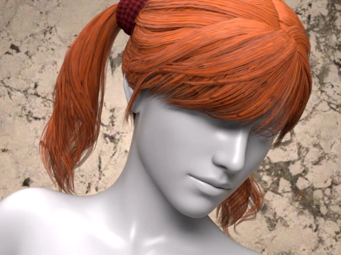 Amy Pigtails Bundle for Genesis 8 and 81 Female 3D Model