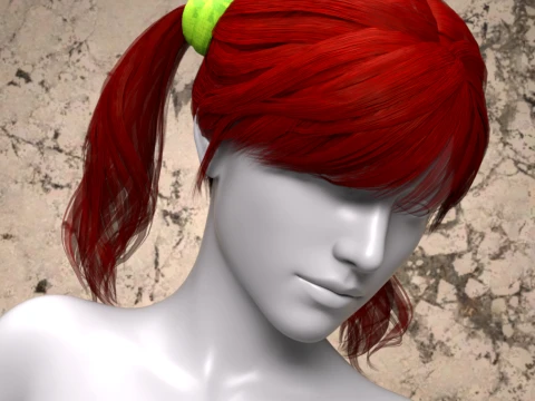 Amy Pigtails Bundle for Genesis 8 and 81 Female 3D Model