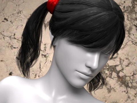 Amy Pigtails Bundle for Genesis 8 and 81 Female 3D Model