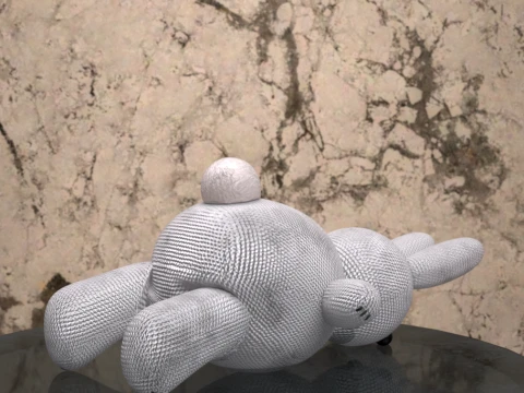 Bunny Plushie Figure for Daz3D 3D Model