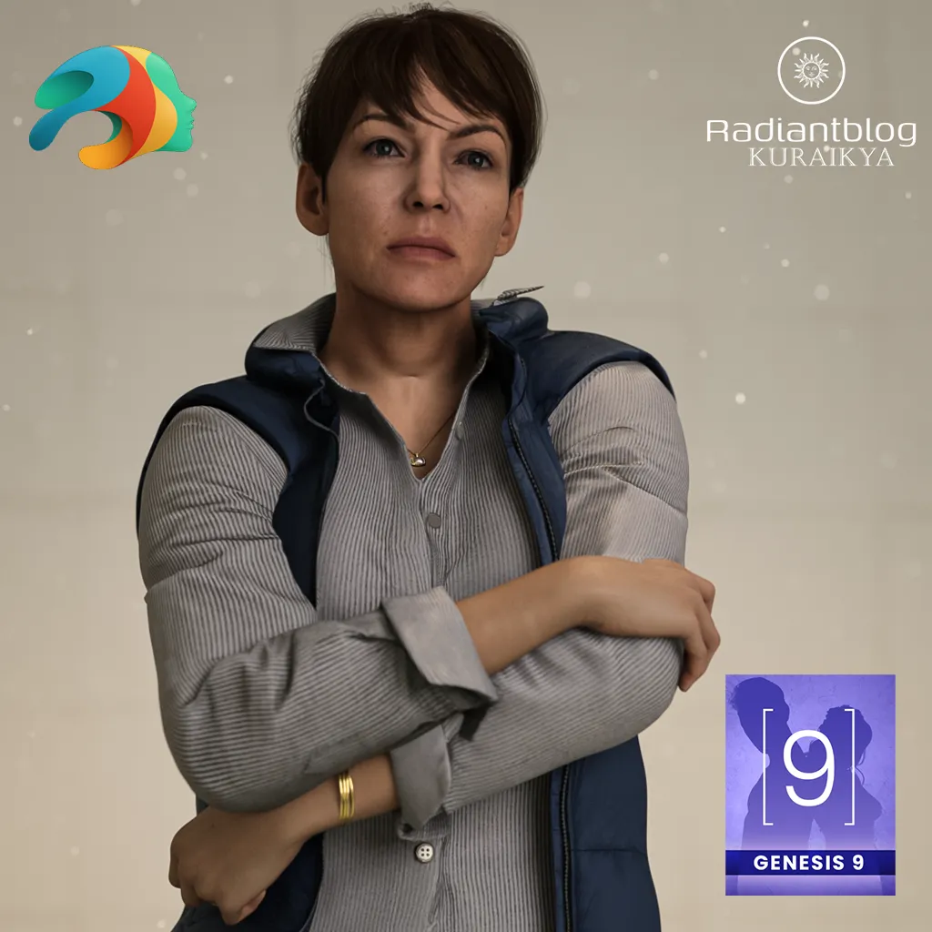 Catherine for Genesis 9 3D Model .c4d .max .obj .3ds .fbx .stl .blend 