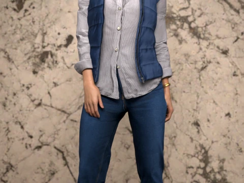 Catherine for Genesis 9 3D Model