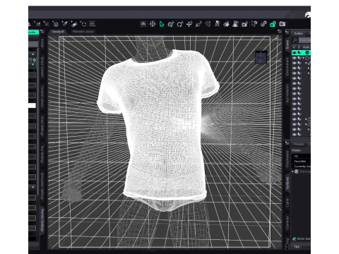 Camicia Bad Boy per Genesis 8 Male Bundle Modello 3D