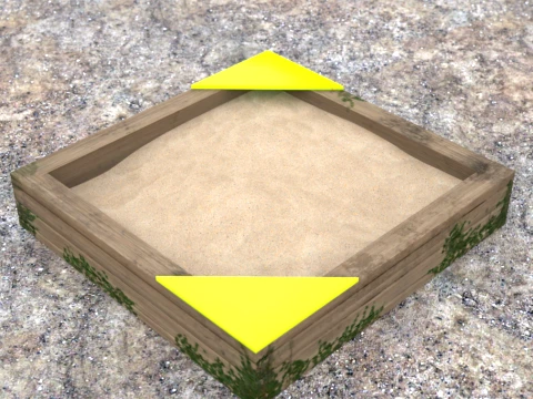 Sandbox Daz3D Prop 3D Model