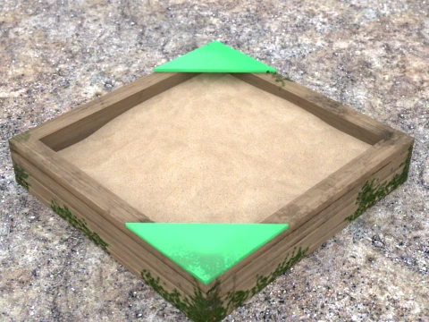 Sandbox Daz3D Prop 3D Model