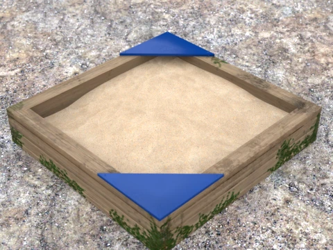 Sandbox Daz3D Prop 3D Model