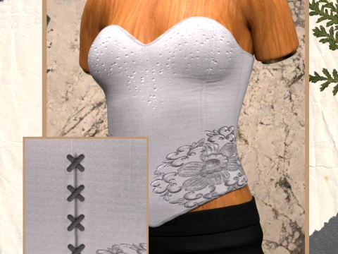 Cleo Corset for Genesis 9 3D Model
