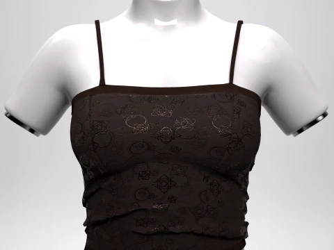 Spagetti Top Summer Breeze Collection 3D Model