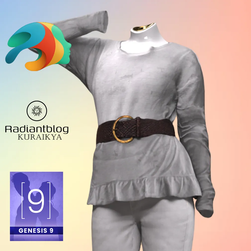 Roupa Feminina Urbana para G&ecirc;nesis 9 Modelo 3D .c4d .max .obj .3ds .fbx .stl .blend 