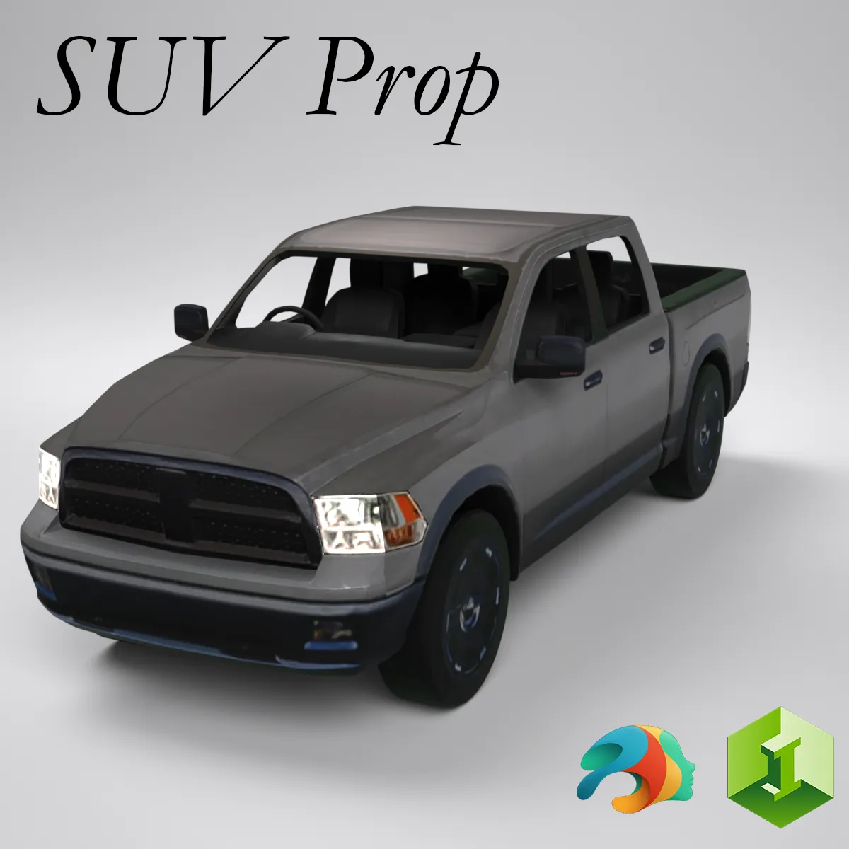 SUV Standlone PropSUV standlone Prop 3D Model .c4d .max .obj .3ds .fbx .stl .blend 