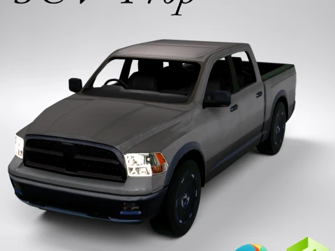Suporte aut&ocirc;nomo para SUV Suporte aut&ocirc;nomo para SUV Modelo 3D