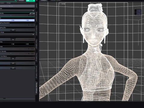 Beauty Toon Character for Genesis 9 3D Model