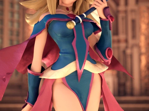 ジェネシス9の魔法少女 3Dモデル