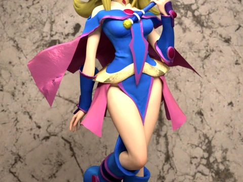 ジェネシス9の魔法少女 3Dモデル