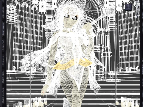 ジェネシス9の魔法少女 3Dモデル