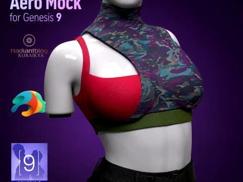 Genesis 9 OBJ i&ccedil;in Aero Mock 3D Model