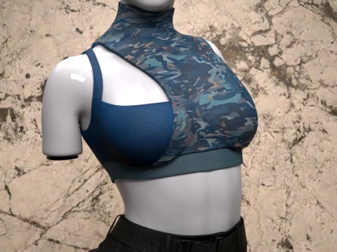 Aero Mock for Genesis 8 Female and Genesis 81 Female 3D Model