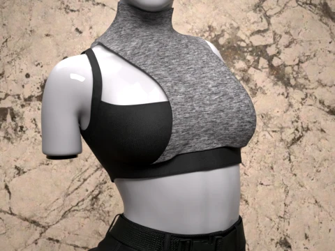 Aero Mock for Genesis 8 Female and Genesis 81 Female 3D Model