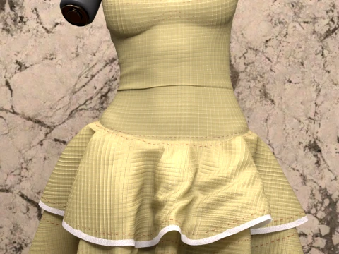 Dottie Vintage for Genesis 9 OBJ 3D Model