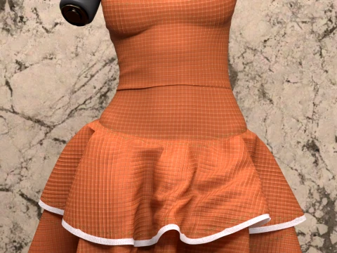Dottie Vintage for Genesis 9 OBJ 3D Model