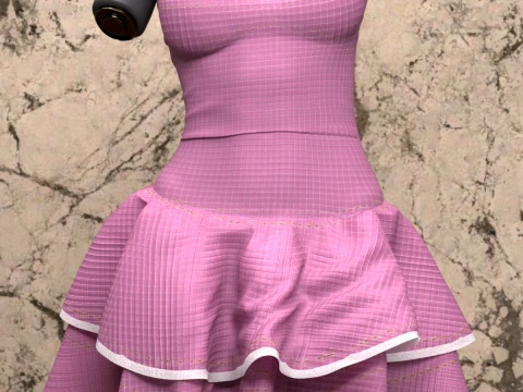 Dottie Vintage for Genesis 9 OBJ 3D Model