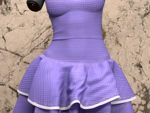 Dottie Vintage for Genesis 9 OBJ 3D Model