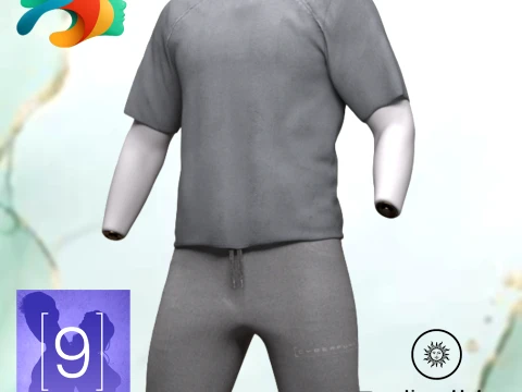 Dads Outfit for Genesis 9 3D Model