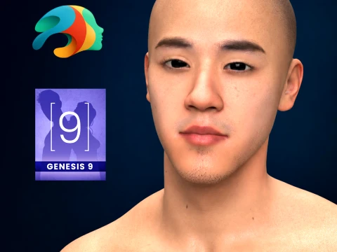 Ha-joon OC para G&eacute;nesis 9 Modelo 3D
