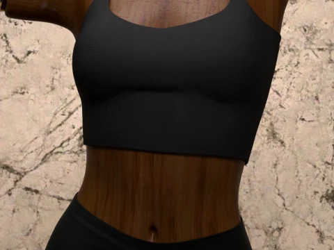 Fox Sportbra for Genesis 9 3D Model