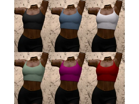 Fox Sportbra for Genesis 9 3D Model