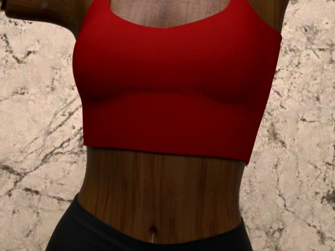 Fox Sportbra for Genesis 9 3D Model