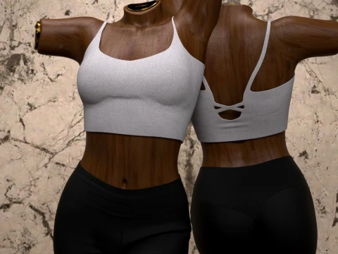 Fox Sportbra for Genesis 9 3D Model