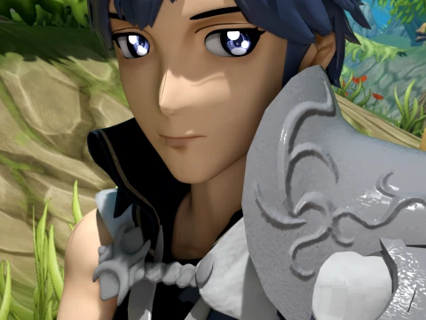 Silver for Genesis 9 Toon 3D Model