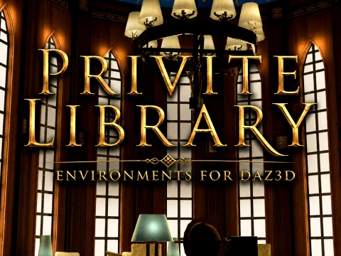 Privite Library Environments for Daz3D 3D Model