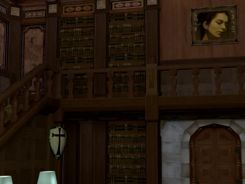 Privite Library Environments for Daz3D 3D Model