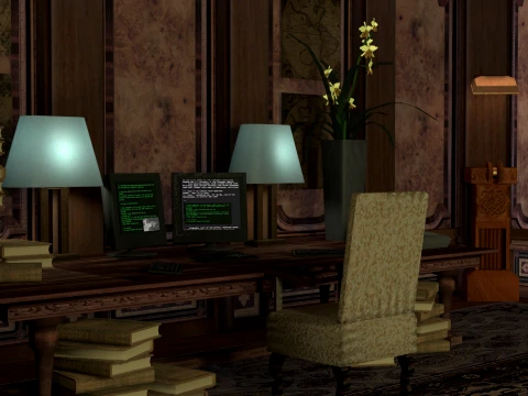 Privite Library Environments for Daz3D 3D Model
