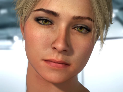 Bright Sun for Genesis 9 Female 3D Model
