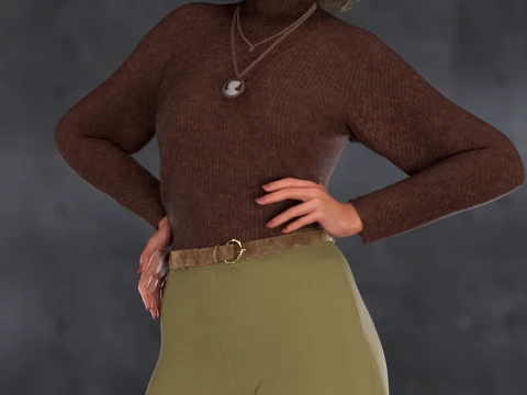 Cherie for Genesis 9 3D Model