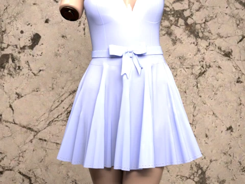 Corset Cami for Genesis 9 3D Model