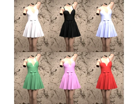 Corset Cami for Genesis 9 3D Model