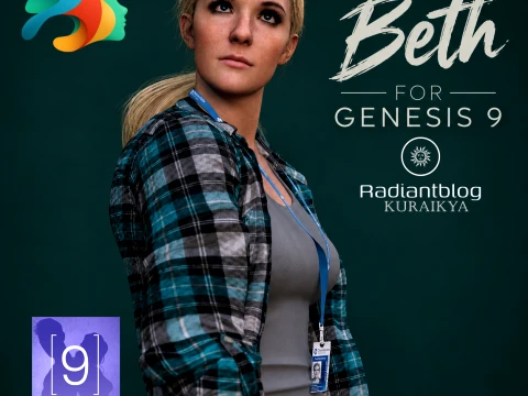 Beth for Genesis 9 3D Model