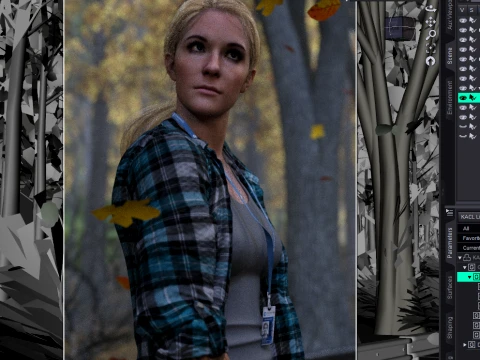 Beth for Genesis 9 3D Model